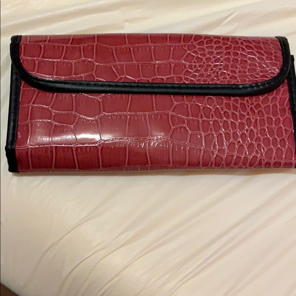 Pink Snake Print Bh Cosmetics Brush Case